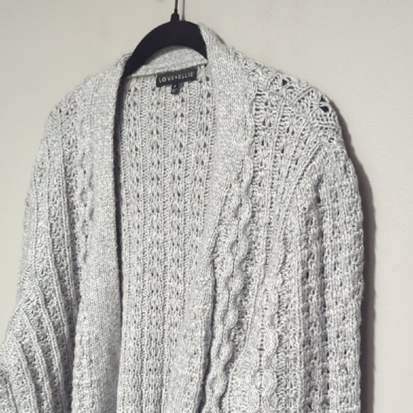 Cozy Gray Women's Cardigan - Picture 3 of 6